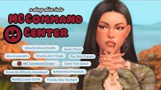 a deep dive into mc command center ✧  sims 4 mod guide [upl. by Gerta286]