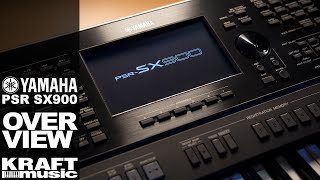 Yamaha PSRSX900  Overview with Gabriel Aldort [upl. by Ulphia]