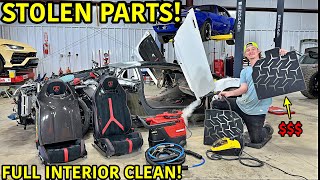 Rebuilding A Wrecked Lamborghini Aventador SV Part 6 [upl. by Bobbi]