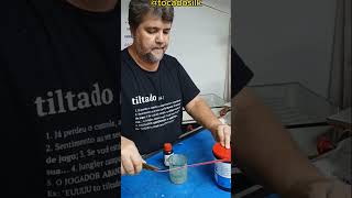 Como Preparamos Nossa Emulsão Diazo serigrafia silkscreen diazo GravaçãoDeTela screenprinting [upl. by Aissela]