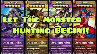 Empires amp Puzzles Thura Dubhan Phorcys 2 Early amp Zenda Costumes Are the New Monster Hunters Good [upl. by Akimrehs504]