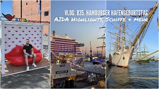 Vlog Hamburger Hafengeburtstag 2024  AIDA Cruises Schiffe und mehr [upl. by Hasty]