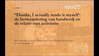 ‘Thanks I actually made it myself’ de herwaardering van handwerk en de relatie met activisme [upl. by Neom466]