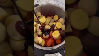 EASY INSTANT POT BEEF STEW trending reels recipe [upl. by Alyat513]