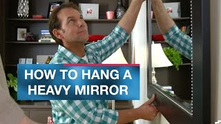 How to Hang a Heavy Mirror or Picture [upl. by Coppinger]