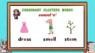 Learn and Practice Consonant Clusters with Vowel e  Learn to Read  Reading Made Easy [upl. by Radbun828]