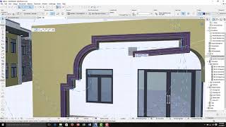 CREATING CUSTOM ARCHITRAVE IN ARCHICAD [upl. by Alleinad563]