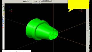 Mastercam 4 Axis Simultane [upl. by Eelyak]