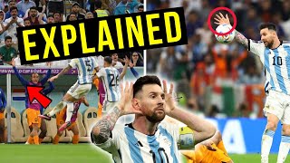 Netherlands vs Argentina Ref amp VAR Decisions  Explained [upl. by Natsirc]