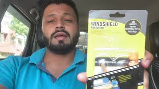 DIY BrokenCrack Glass Repair Kit for Car Windshield Repair in 10minutes [upl. by Rimidalv840]