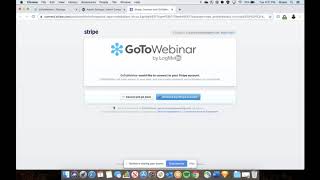 GoToWebinar  Connecting GoToWebinar to your Stripe Account [upl. by Tutankhamen627]