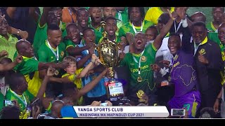 MAPINDUZI CUP 2021 YANGA SC 00 SIMBA SC 43 PEN HIGHLIGHTS FAINALI [upl. by Ynaffad]