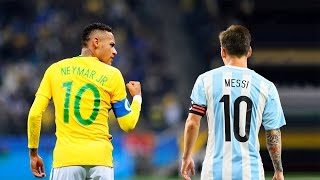 Neymar Jr vs Lionel Messi ● Brazil amp Argentina Heroes [upl. by Giavani]