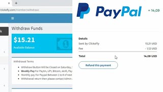 Clicksflycom  Payment Proof PayPal [upl. by Hamforrd]