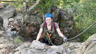 Via Ferrata Vír II Czechia  Operation Hook II  Erasmus [upl. by Nivlak]