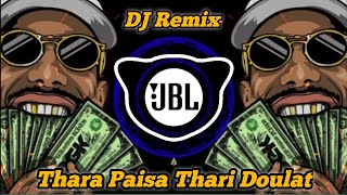 Thara Paisa Thari Daulat  insta Tranding Dj Song  Tapori Mix  New Dj Song [upl. by Mastrianni643]