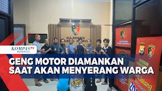 Geng Motor Ditangkap Saat Akan Serang Warga [upl. by Welsh]