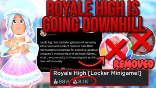 THE DOWNFALL OF ROYALE HIGH  Roblox Royale High 2024 [upl. by Eon641]