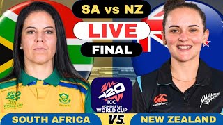 Live SAW vs NZW  South Africa Women vs New Zealand Women Final Match Live Score and Commentary 2024 [upl. by Ahsieym]