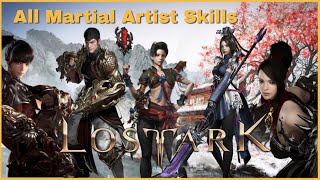 Lost Ark All Martial Artist Classes Skills amp CustomisationTripods Gameplay With Timestamp [upl. by Minetta200]