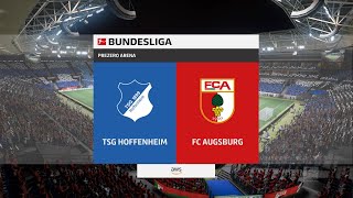 FIFA 22  Hoffenheim vs Augsburg  PreZero Arena  27082022  Gameplay [upl. by Atnauq]