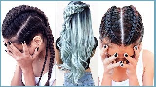 ✦ New Amazing Braids Hairstyles 2017  Easy Braids Tutorial Compilation [upl. by Wellington334]