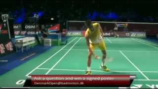 QF  MS Court 2  Lee Chong Wei vs Daren Liew  2012 Yonex Denmark Open [upl. by Stine]