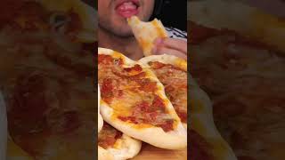 asmr eating Turkish flat bread PIDE [upl. by Maxantia445]