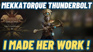 Mekkatorque 200M with Thunderbolt  How to play Nissa Perkunte is GODLIKE 🐉DragonHeir Silent Gods🐉 [upl. by Adur]