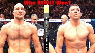 ROBBERY Who REALLY Won Sean Strickland vs Dricus Du Plessis [upl. by Decima]