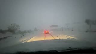 Kurdistan  Sulaimani  Near Hazarmerd Cave  20Jan2022 Snowing By LaJan Burhan Abdalla [upl. by Eldnik]