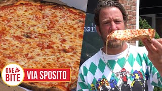 Barstool Pizza Review  Via Sposito Old Bridge NJ [upl. by Klimesh626]