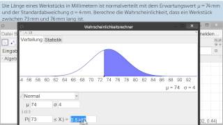 Normalverteilung mit GeoGebra [upl. by Neram]