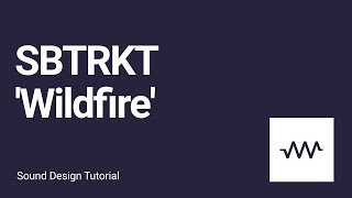 How to make the bass sound for SBTRKT Wildfire [upl. by Eikram460]