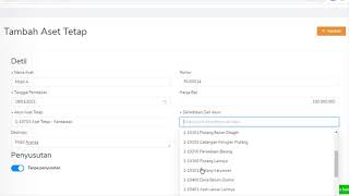Tutorial Cara Menambah Aset Tetap [upl. by Aicilaanna]