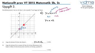 ‪Uppgift 3 Nationellt prov VT 2015 Matematik 2b 2c‬ [upl. by Sakiv859]