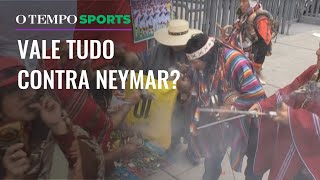 Brasil x Peru xamãs peruanos fazem ritual para neutralizar Neymar [upl. by Hadnama478]