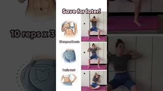 Reduce belly fat slim belly work out fat burning exercise weight lossviral video [upl. by Haag784]