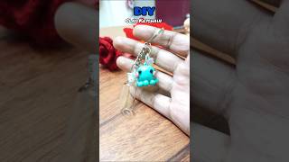 Easy DIY clay Keychain 🌷✨ clayart diykeychain artshorts [upl. by Goddord]