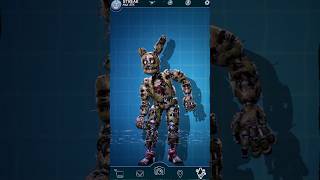 Porque Springtrap Cambio de Forma en Fnaf 6 fnaf fivenightsatfreddys fnaf2 springtrap scraptrap [upl. by Nalyad]