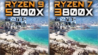 Ryzen 9 5900X vs Ryzen 7 3800X Benchmarks – 15 Tests 🔥 [upl. by Macmahon]