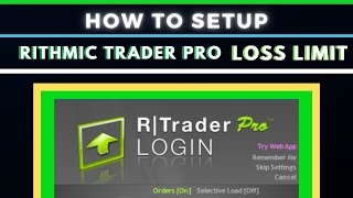 Watch This To prevent Blowing Up Your Funded Accounts Trading StopLoss Set Rithmic auto liquidate [upl. by Karlyn]