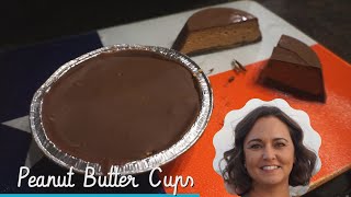 How to Make GIANT Reeses Peanut Butter Cup Pie [upl. by Asilenna]