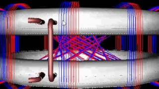 Superflux Rodin Coil multi field interaction reactor for plasma vortex creation [upl. by Aziram]