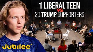 Can 1 Woke Teen Survive 20 Trump Supporters  Surrounded [upl. by Wrdna612]