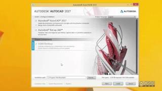 AutoCAD 2017  Installation [upl. by Yenittirb547]