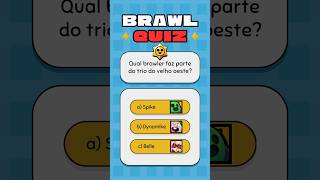 BRAWL QUIZ TRIO DO VELHO OESTE brawlstars quiz [upl. by Poll]