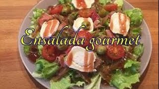 ENSALADA GOURMET Receta [upl. by Anes]