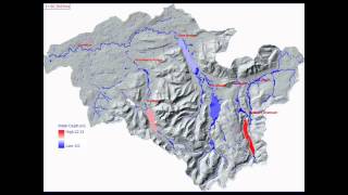 Hydrological modelling of the 2009 rainfall runoff event in Lake District UK [upl. by Eenert]