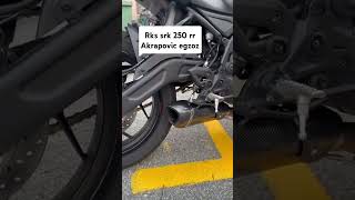 rks srk 250rr akrapovic egzoz sesi [upl. by Adena]